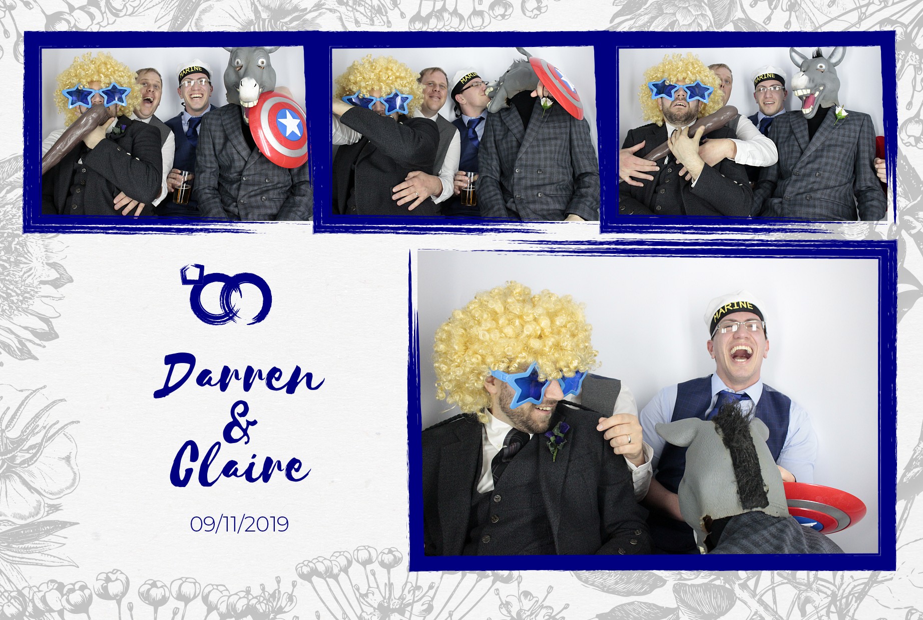 Darren and Claire’s Wedding  | View more photos from the event at gallery.myphotoboothexperience.co.uk/u/MyPhotoBoothExperienceLtd/Darren-and-Claire’s-Wedding